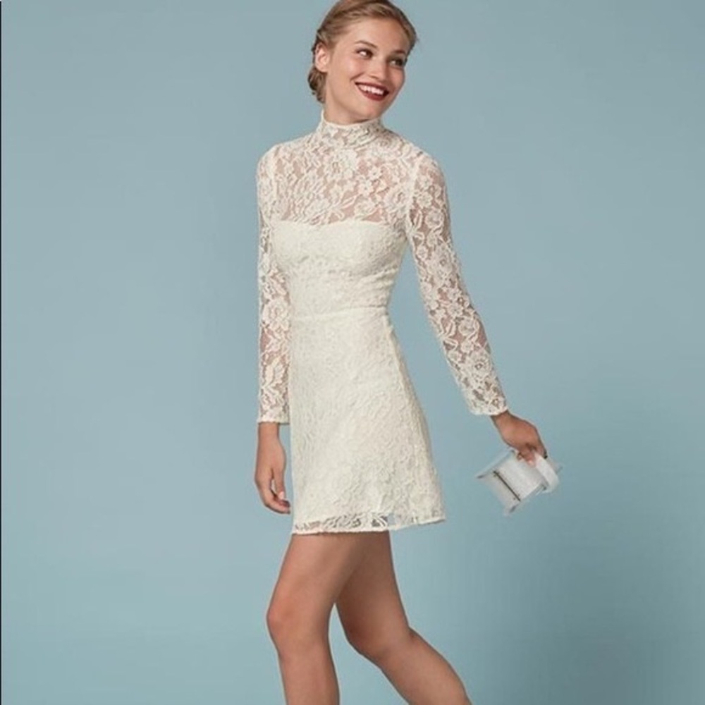 Reformation Celia Dress in Ivory - 6